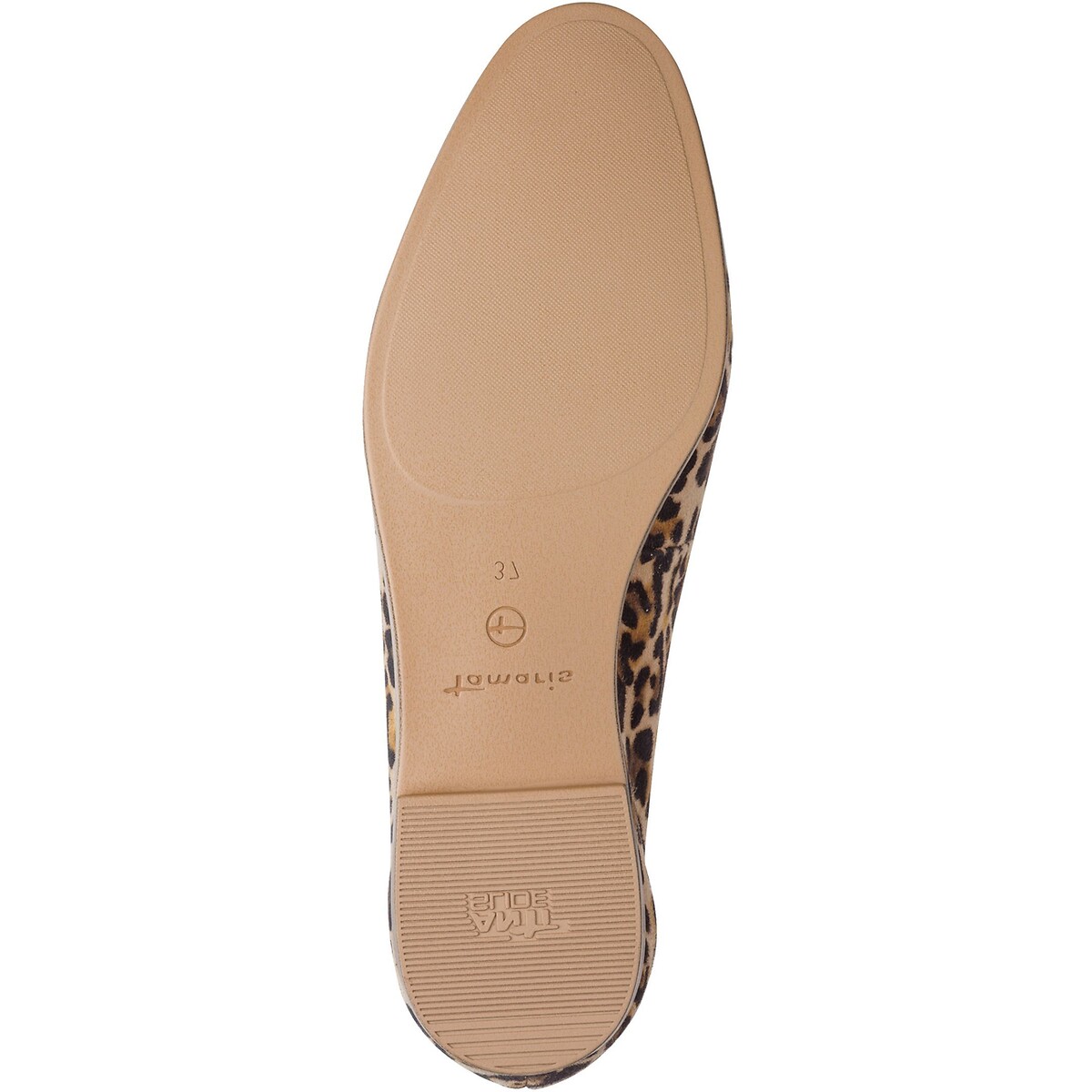 Suede Loafers leopard print, TAMARIS