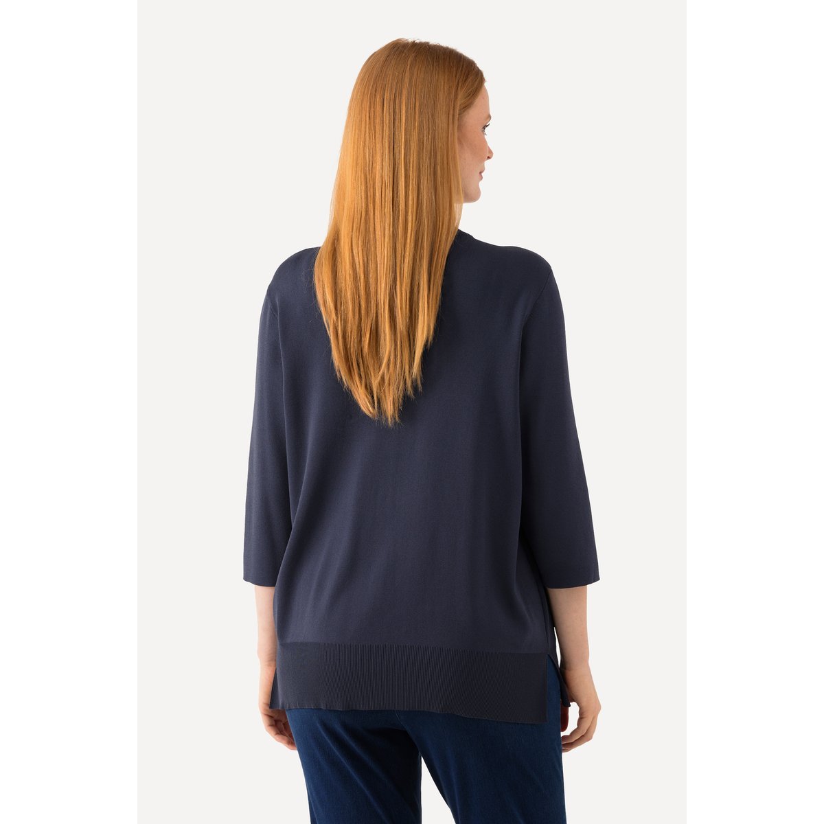 Pull en maille marine, ULLA POPKEN