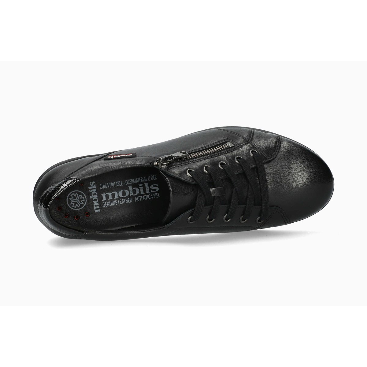 Baskets en cuir ILYANA noir 5143, MEPHISTO