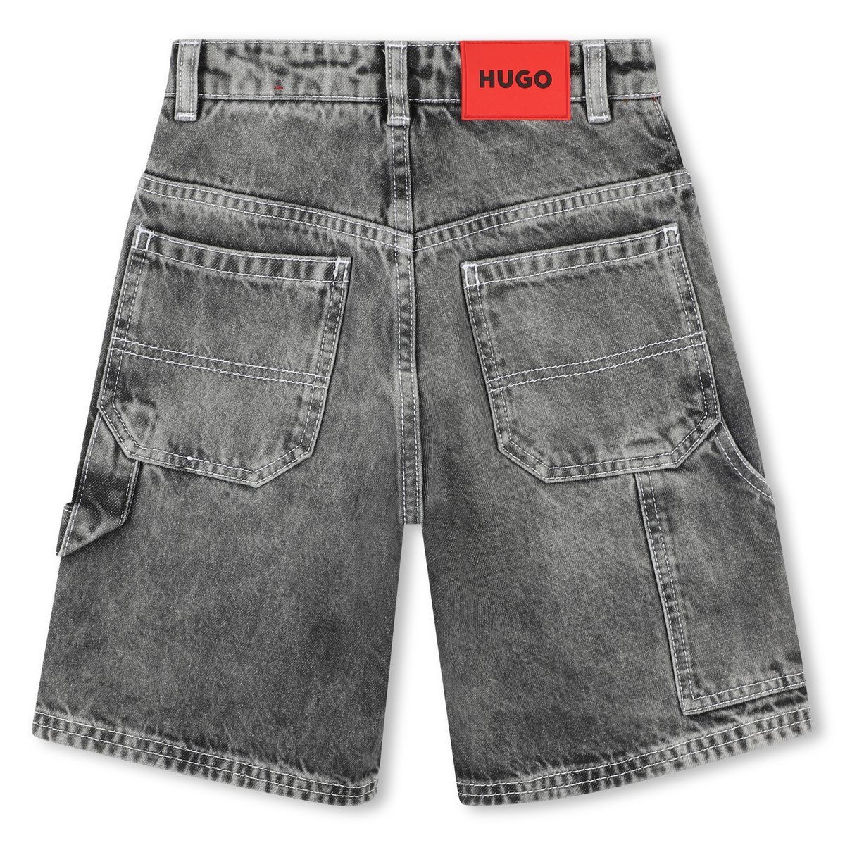 Bermuda en jean à poches z21 denim black lave, HUGO KIDSWEAR