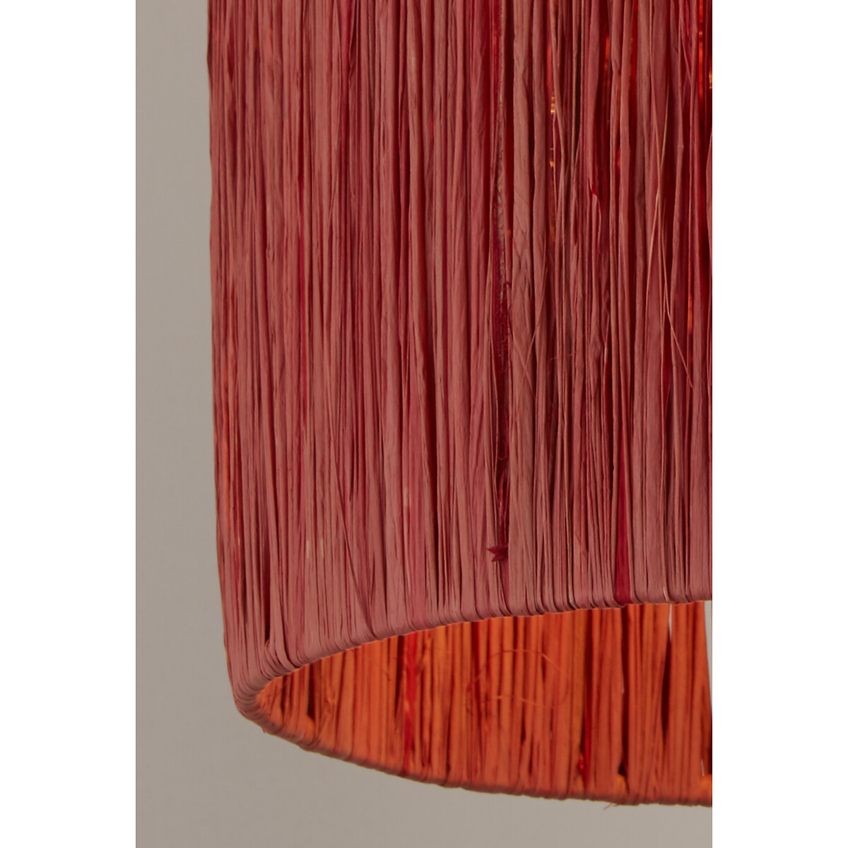 40cm Rome Raffia Lampshade in Pink pink, SO'HOME