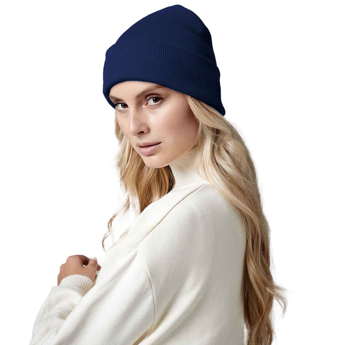 Bonnet ORIGINAL bleu marine, BEECHFIELD