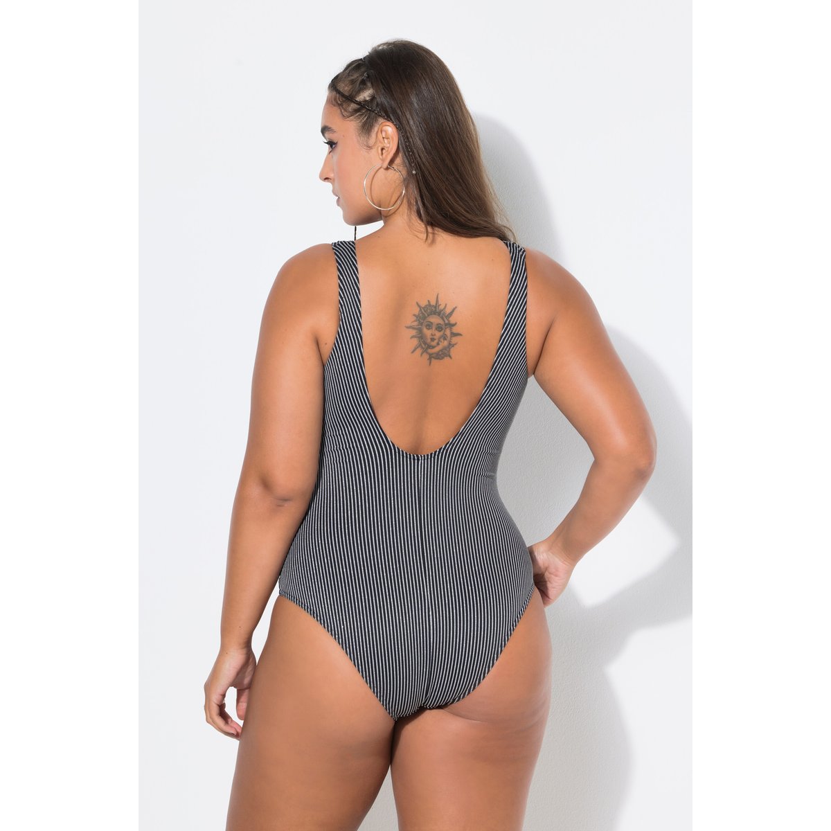 Maillot de bain rayé noir, STUDIO UNTOLD
