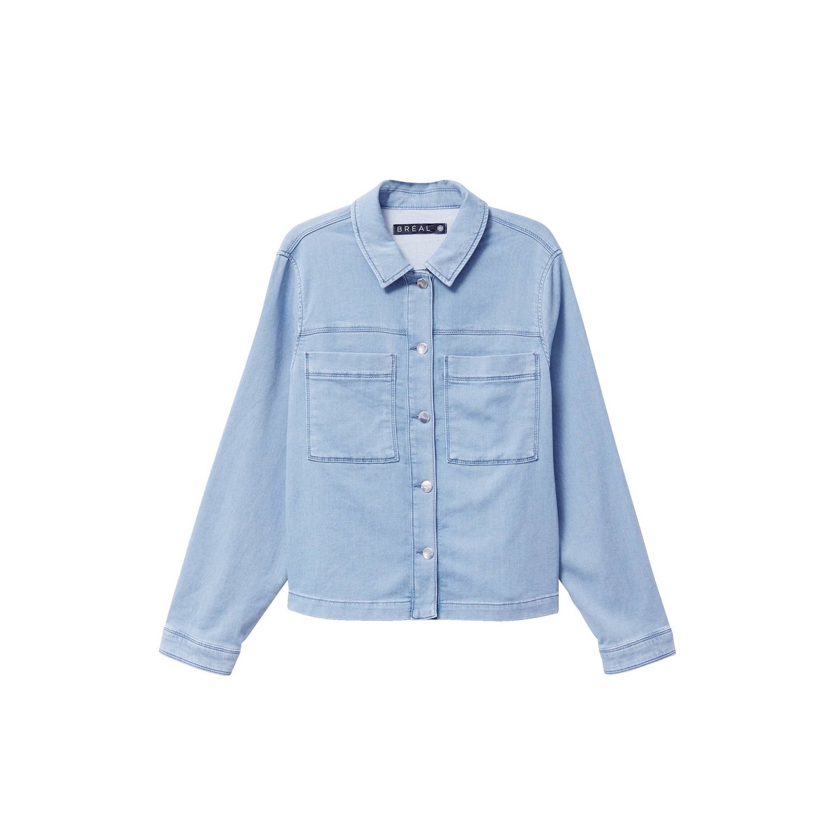 Veste jean manches longues denim bleach, BREAL
