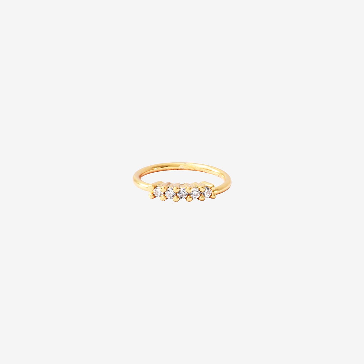 Piercing anneau june - candy blanc, CAROLINE NAJMAN