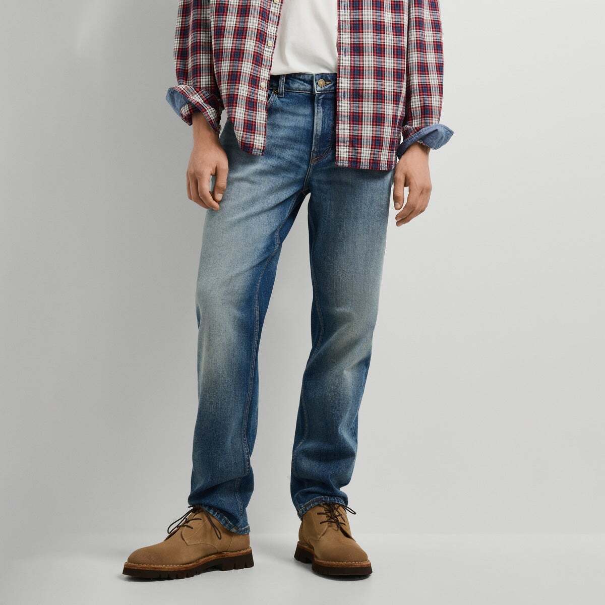 Cash - Jean Coupe Regular, Taille Normale bleu océan vintage usé, PEPE JEANS