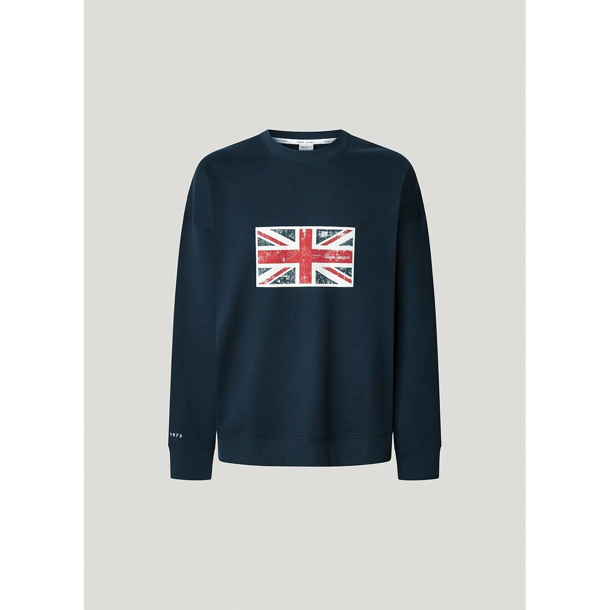 Union Crew Neck Sweatshirt dark blue, PEPE JEANS