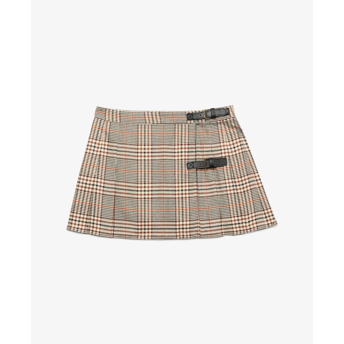 Jupe Athletic Essentials Coupe Ajustée beige/marron carreaux, SUPERDRY