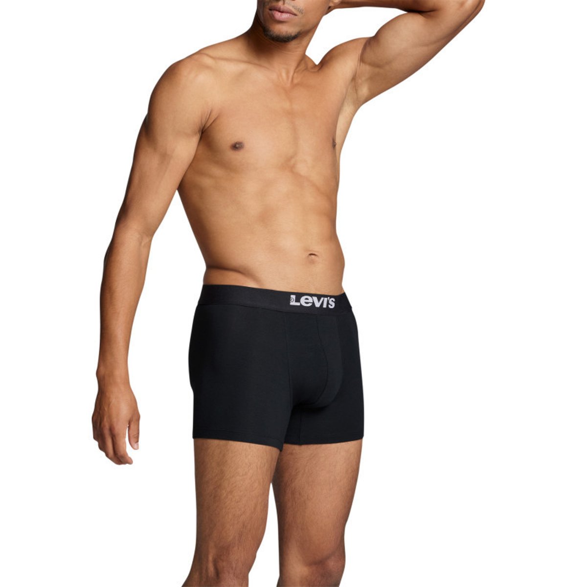 Lot de 2 boxers unis noir noir, LEVI'S