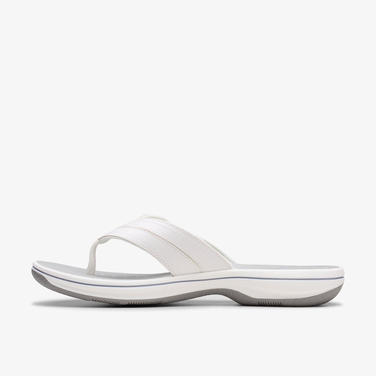 Sandales spartiates Synthétique BRINKLEY REYNA blanc, CLARKS