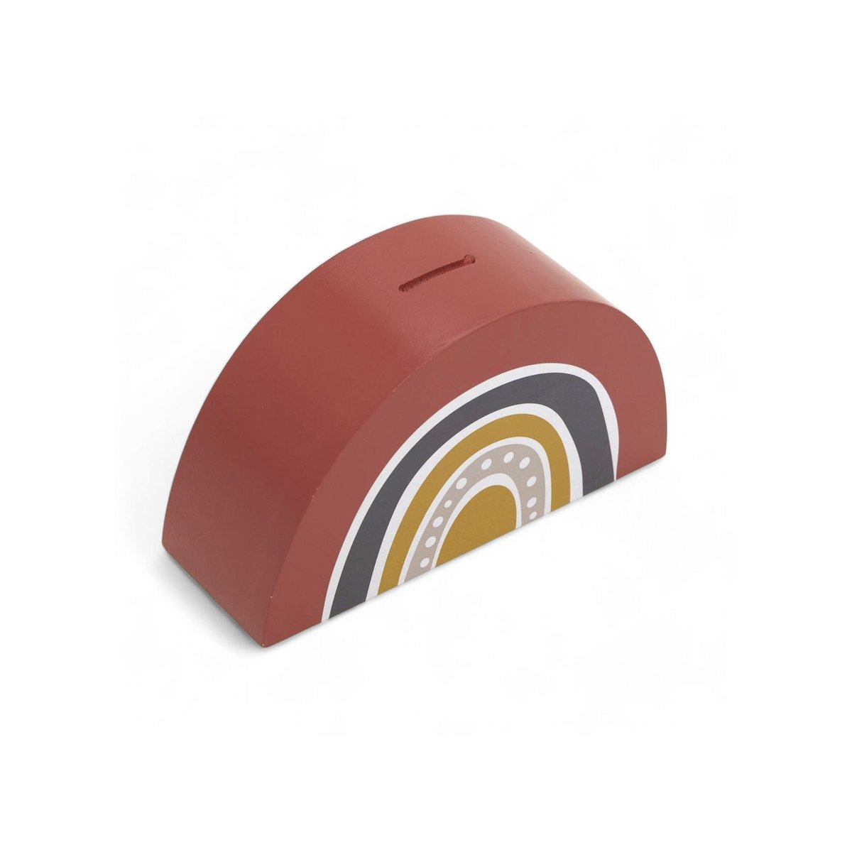 Tirelire enfant ARC EN CIEL terracotta, TODAY