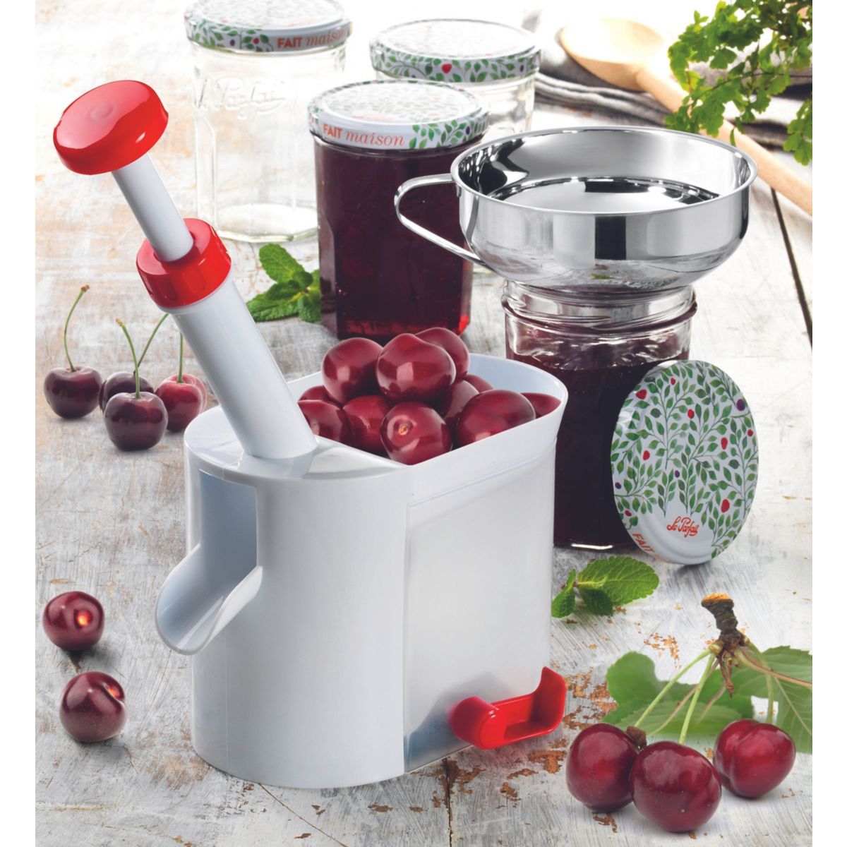 Pot de confiture confiture 385ml lot de 6 transparent, LE PARFAIT