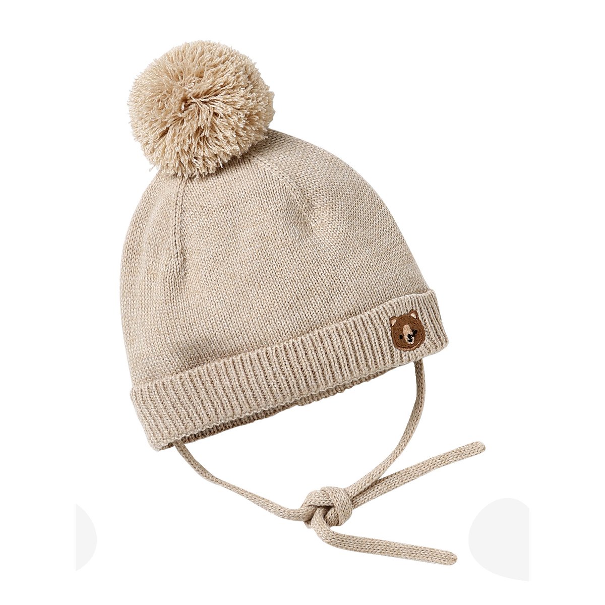 Ensemble bonnet, snood et moufles beige, VERTBAUDET
