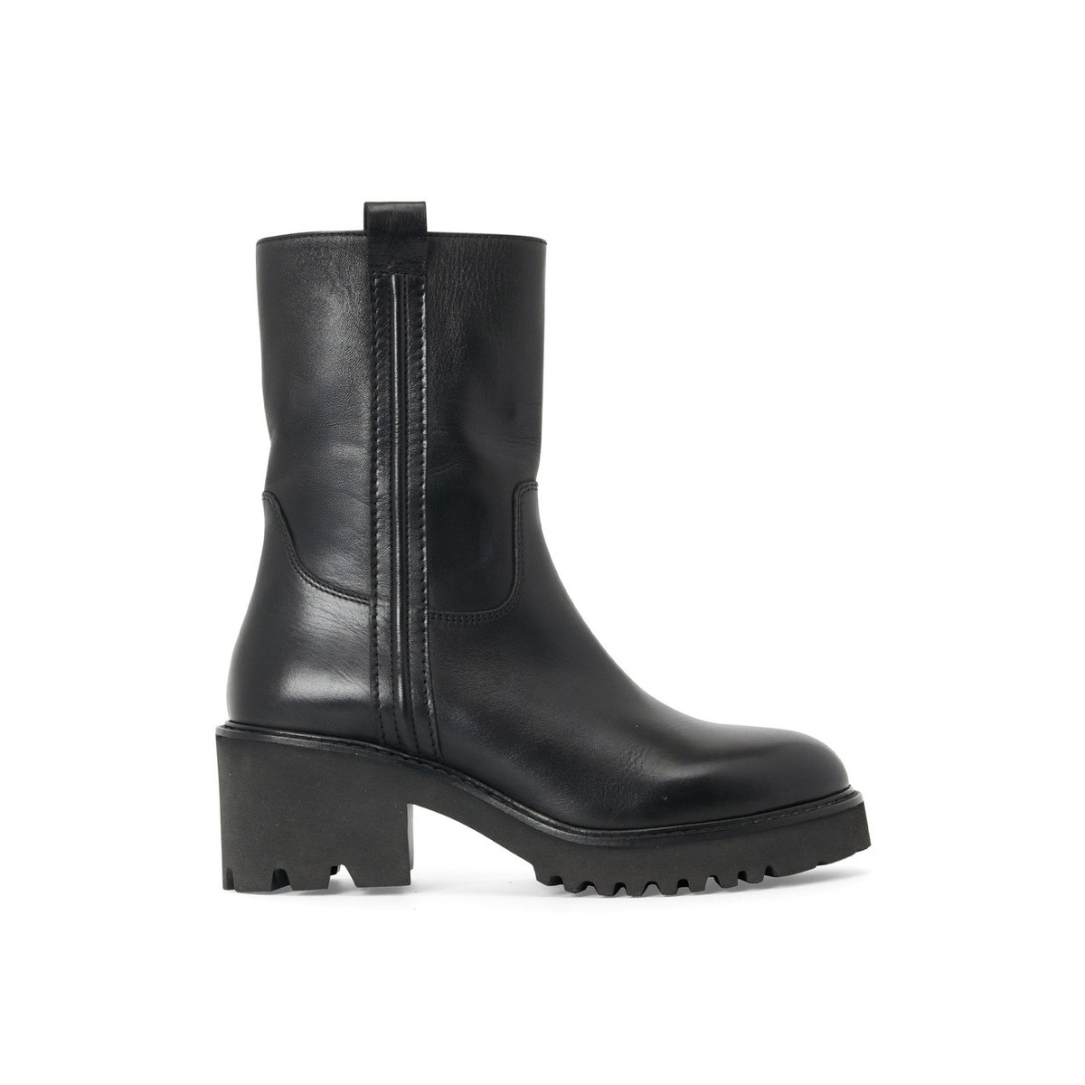 Boots À Talon en cuir SPENCER noir, MELLOW YELLOW