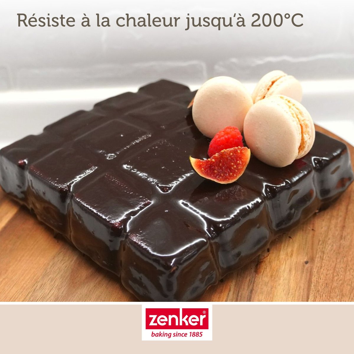 Moule à gâteaux tablette de chocolat noir, ZENKER