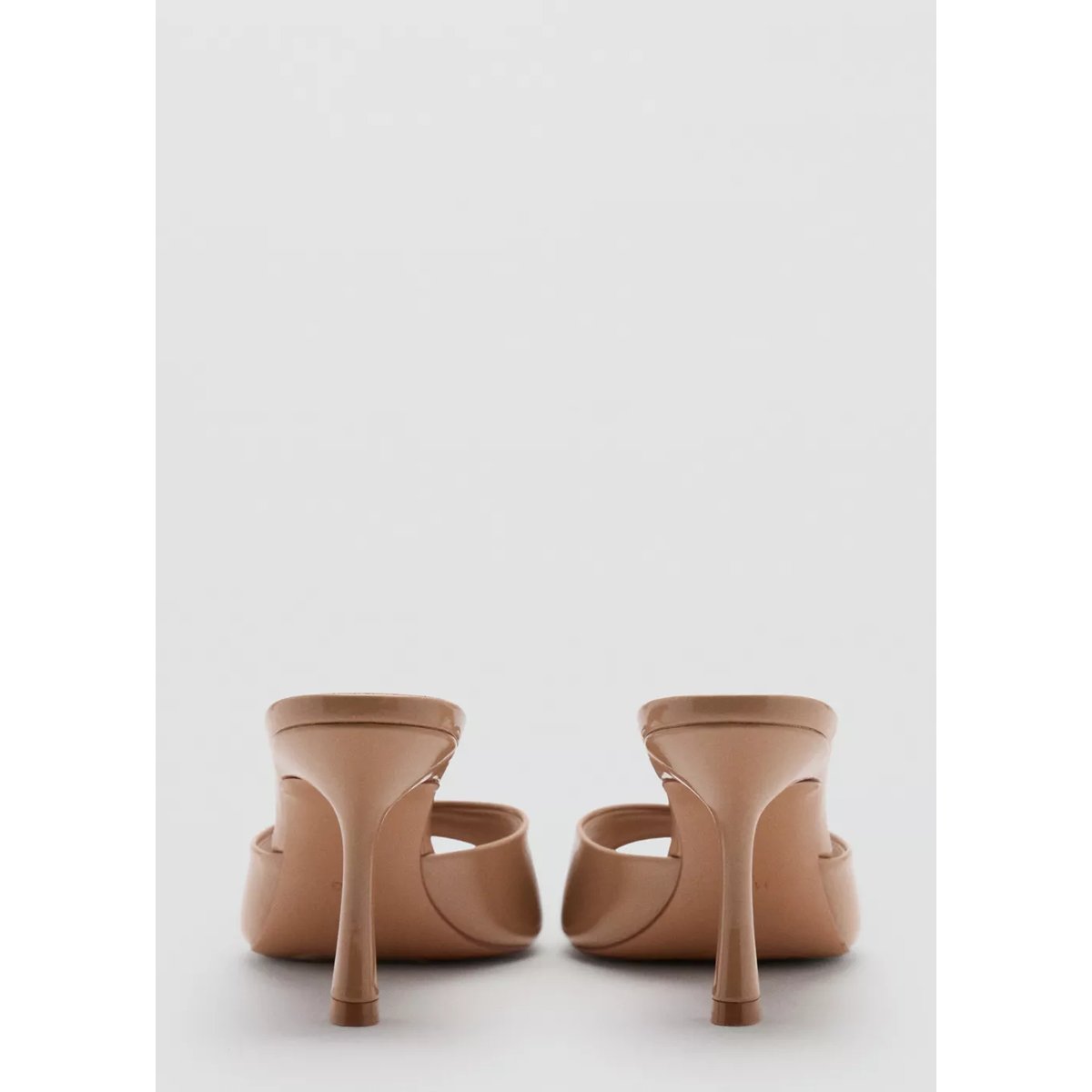 Sandales pointues à talon nude, MANGO
