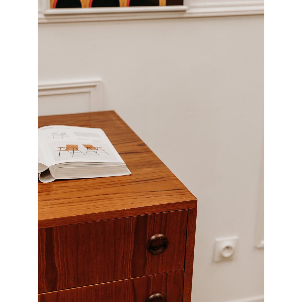 Grande commode scandinave Olga N°314 - Bon état bois, DEBONGOUT