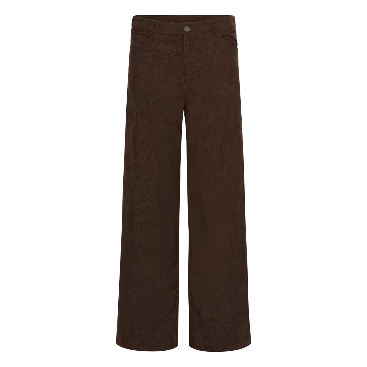Pantalon casual marron chocolate brown cc., KAFFE