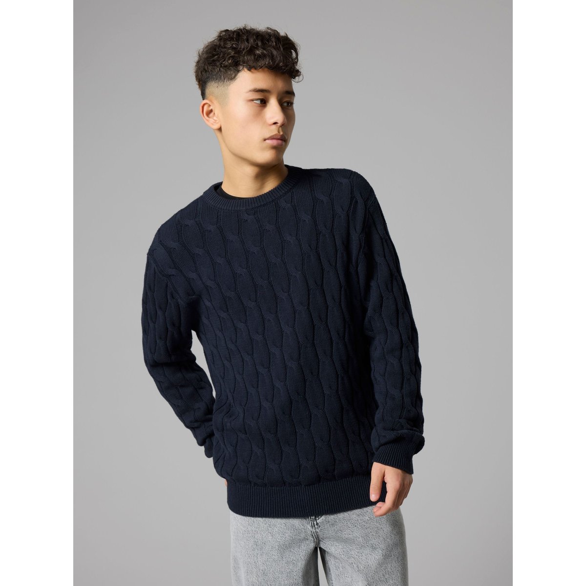 Pull En Maille bleu - navy blazer1, NAME IT