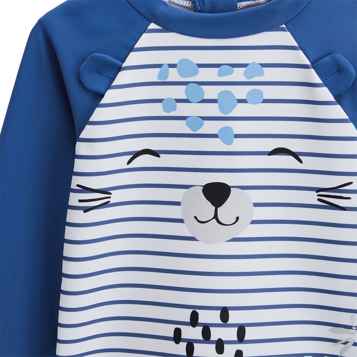 T-shirt de bain bébé protection UV Brasilia bleu, PETIT BEGUIN