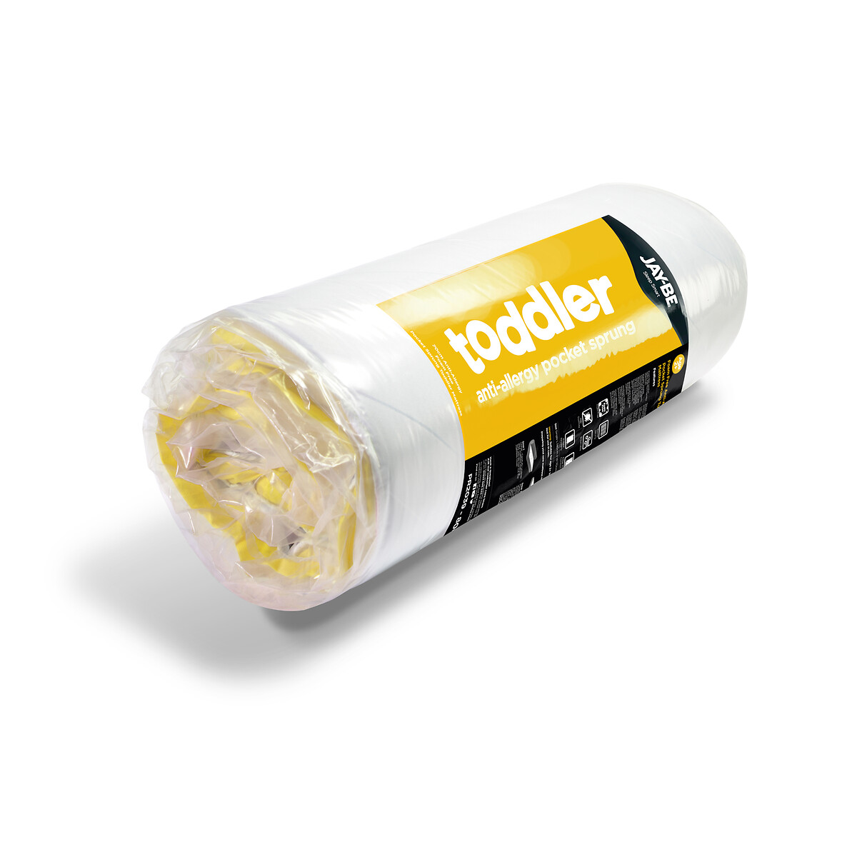 Jay-Be® Toddler Anti-Allergy Micro e-Pocket™ Mattress yellow, JAY-BE