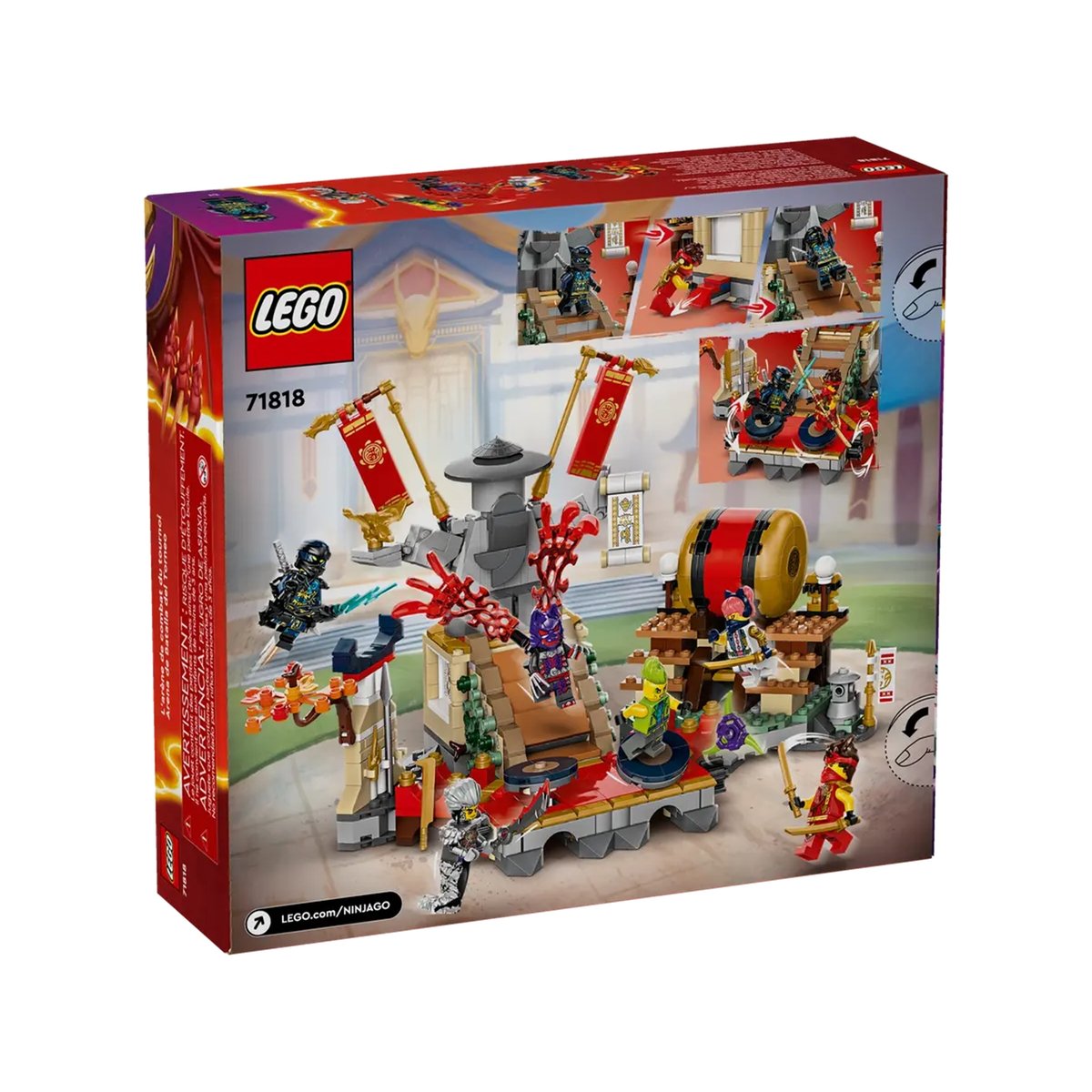 LEGO NINJAGO - L'arène de combat du tournoi - 71818 multicolore, LEGO
