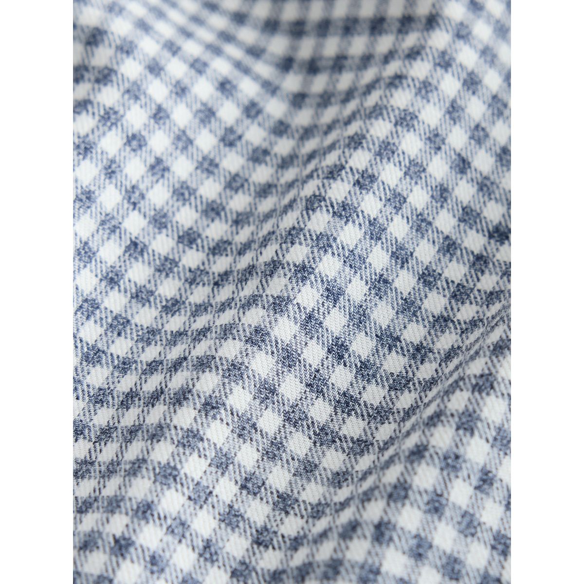 Chemise slim habillée en coton stretch vichy gris, NEXT