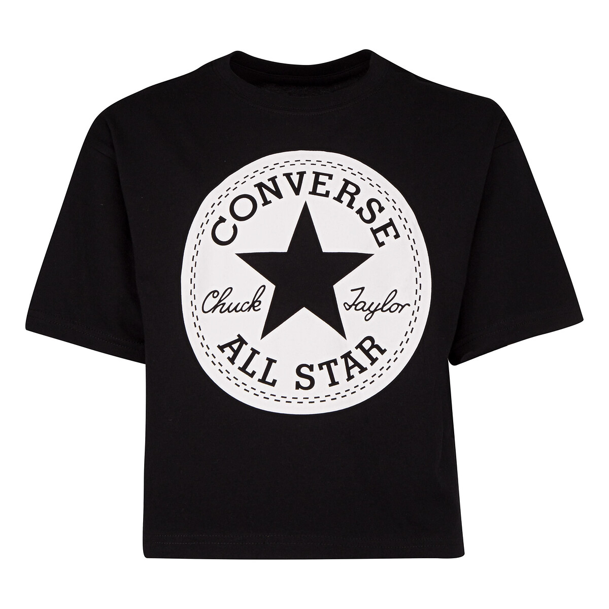 Camiseta de manga corta negro, CONVERSE