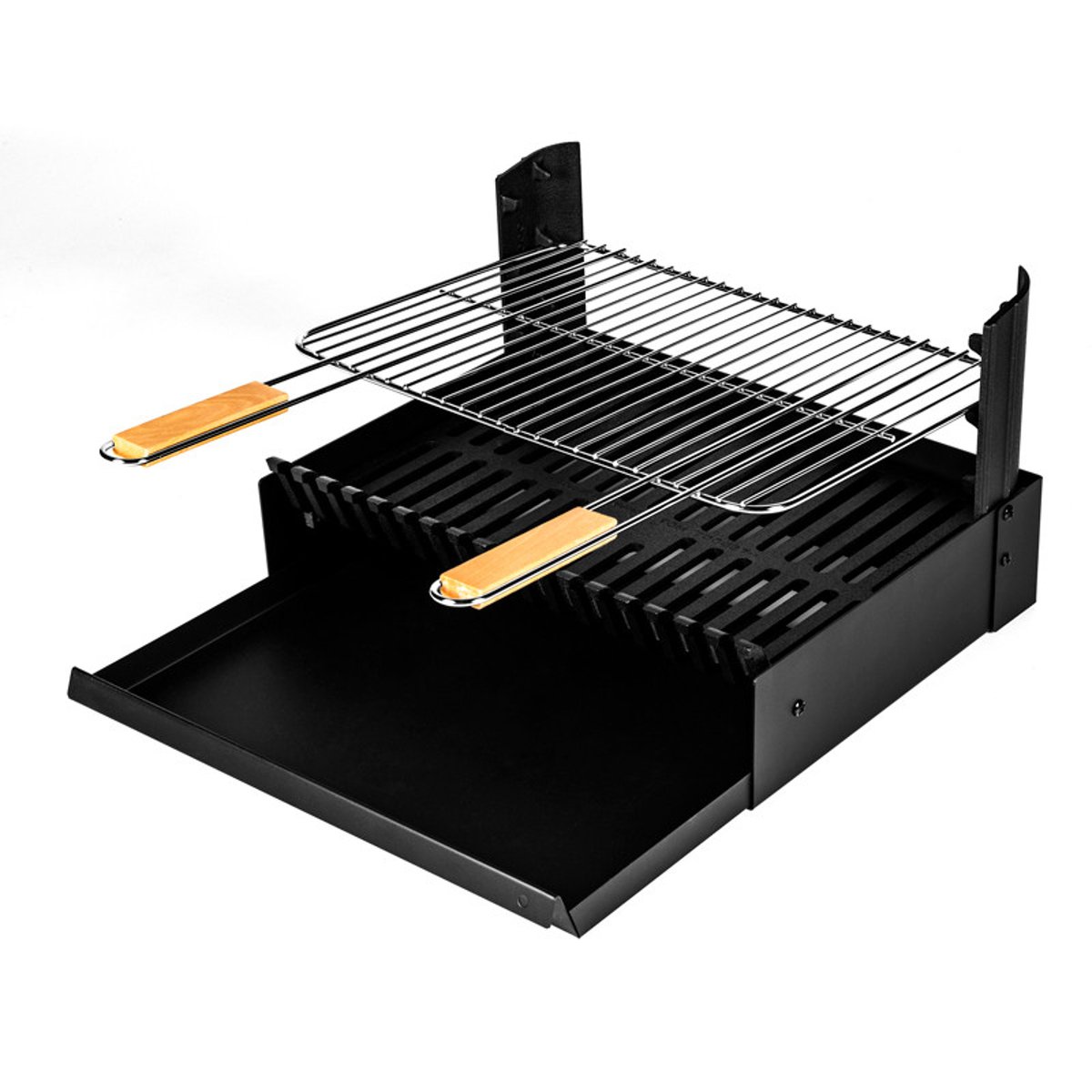 Barbecue au charbon, réglable, Grilloir, GRILLOIR noir, SOMAGIC