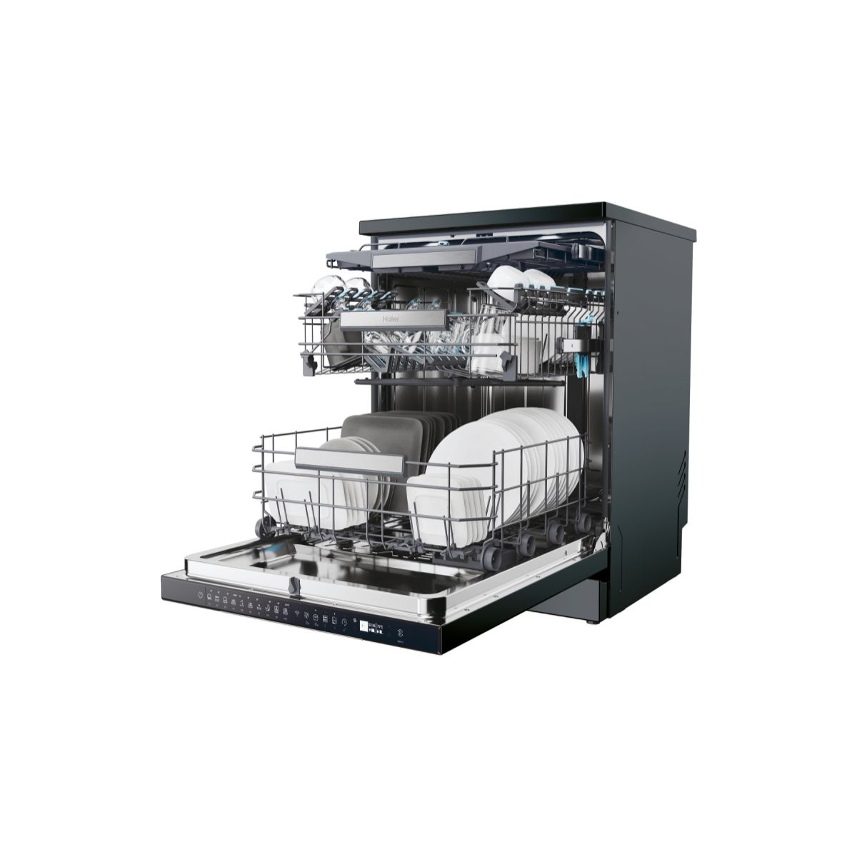 Lave vaisselle 60 cm XF 4A4M4PB couleur unique, HAIER