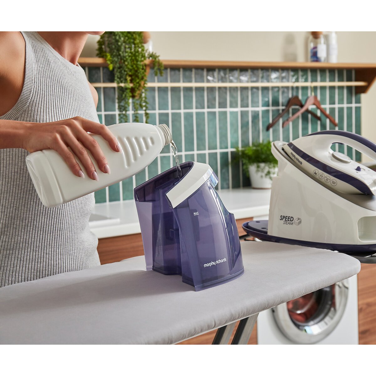 Speed Steam 3000W Steam Generator Iron - 333202 blue, MORPHY RICHARDS
