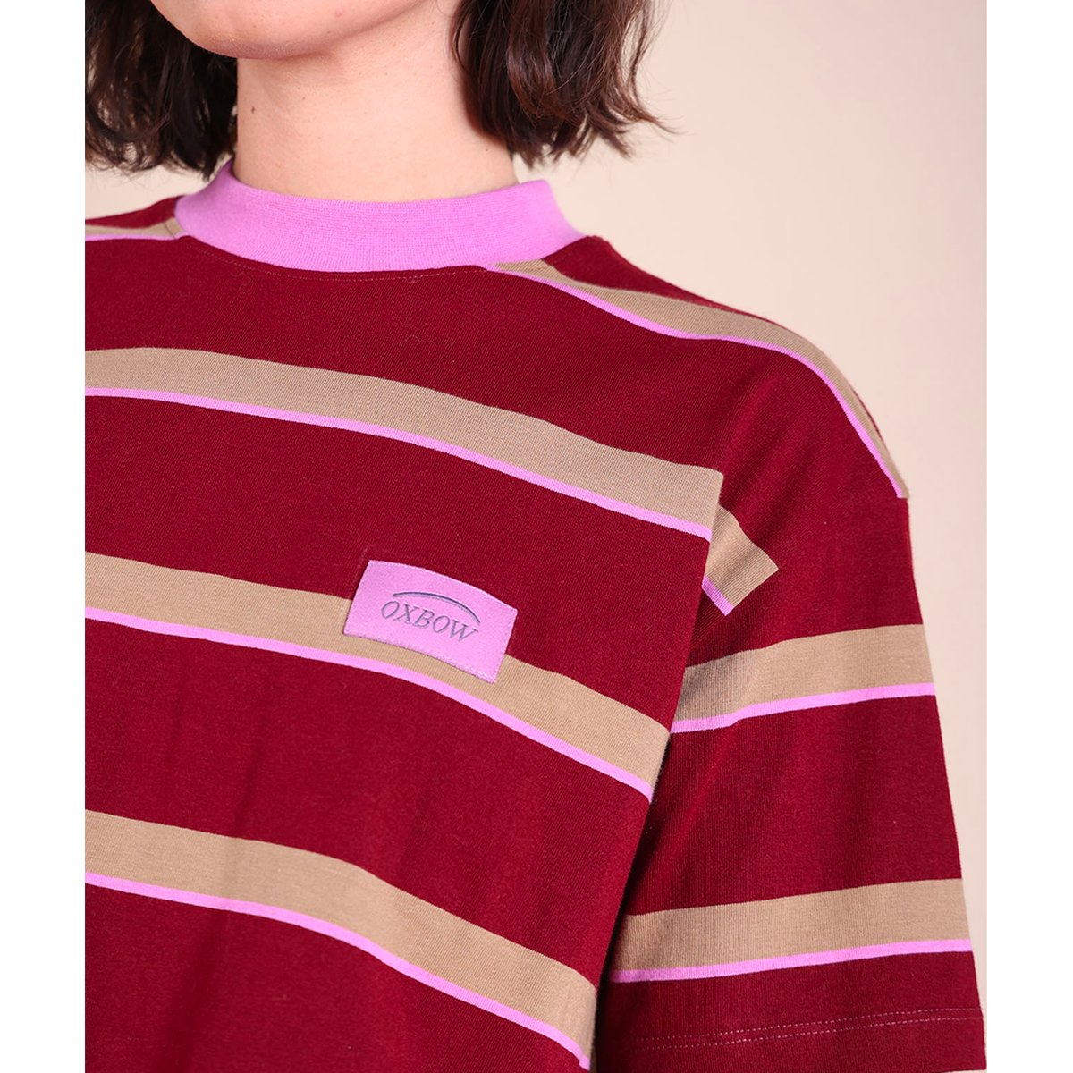 Tee-shirt jersey épais TWILIGHT plum, OXBOW