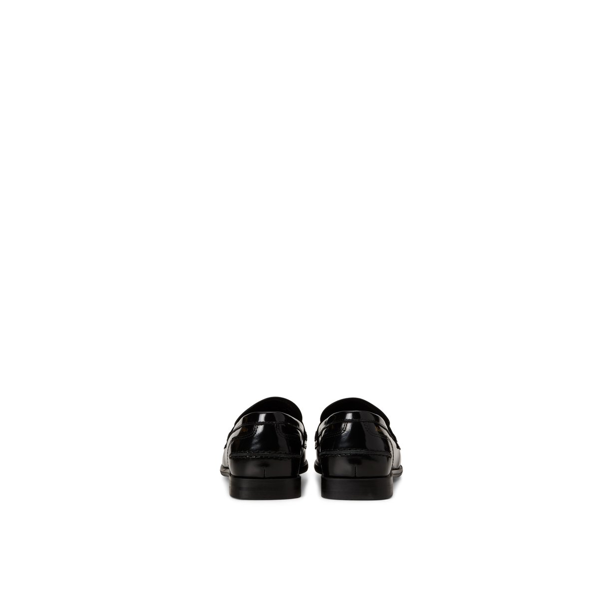 Mocassins Penny Loafer modèle Fiona en cuir de vachette de haute qualité noir, MARC O'POLO