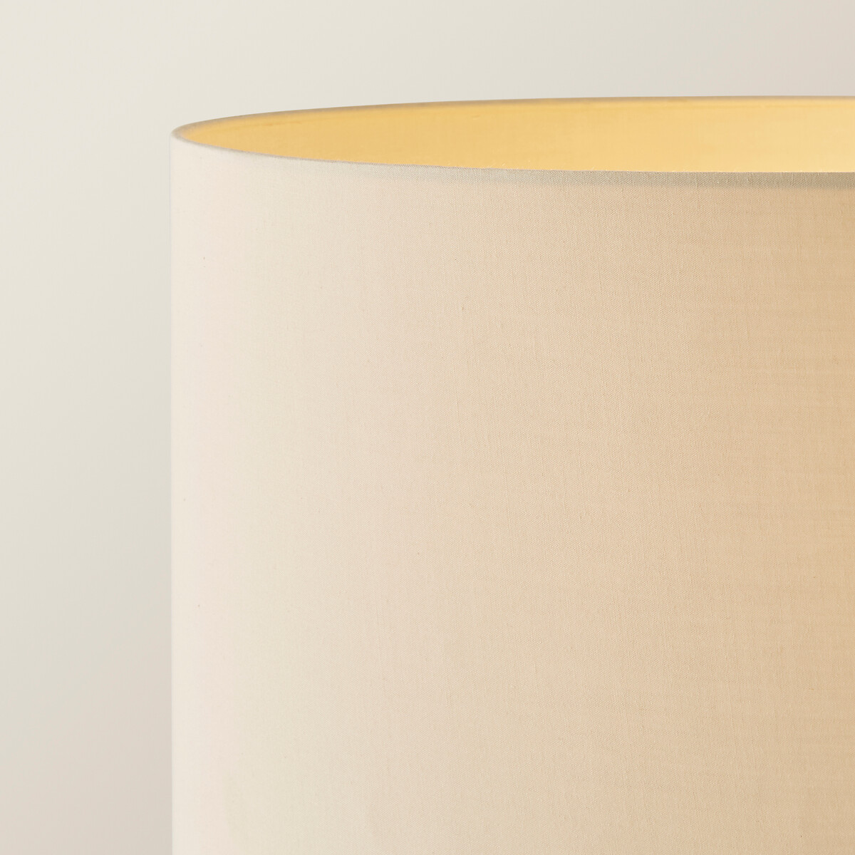 Max Bobble Floor Lamp with Fabric Drum Shade in Matte Black natural, SO'HOME