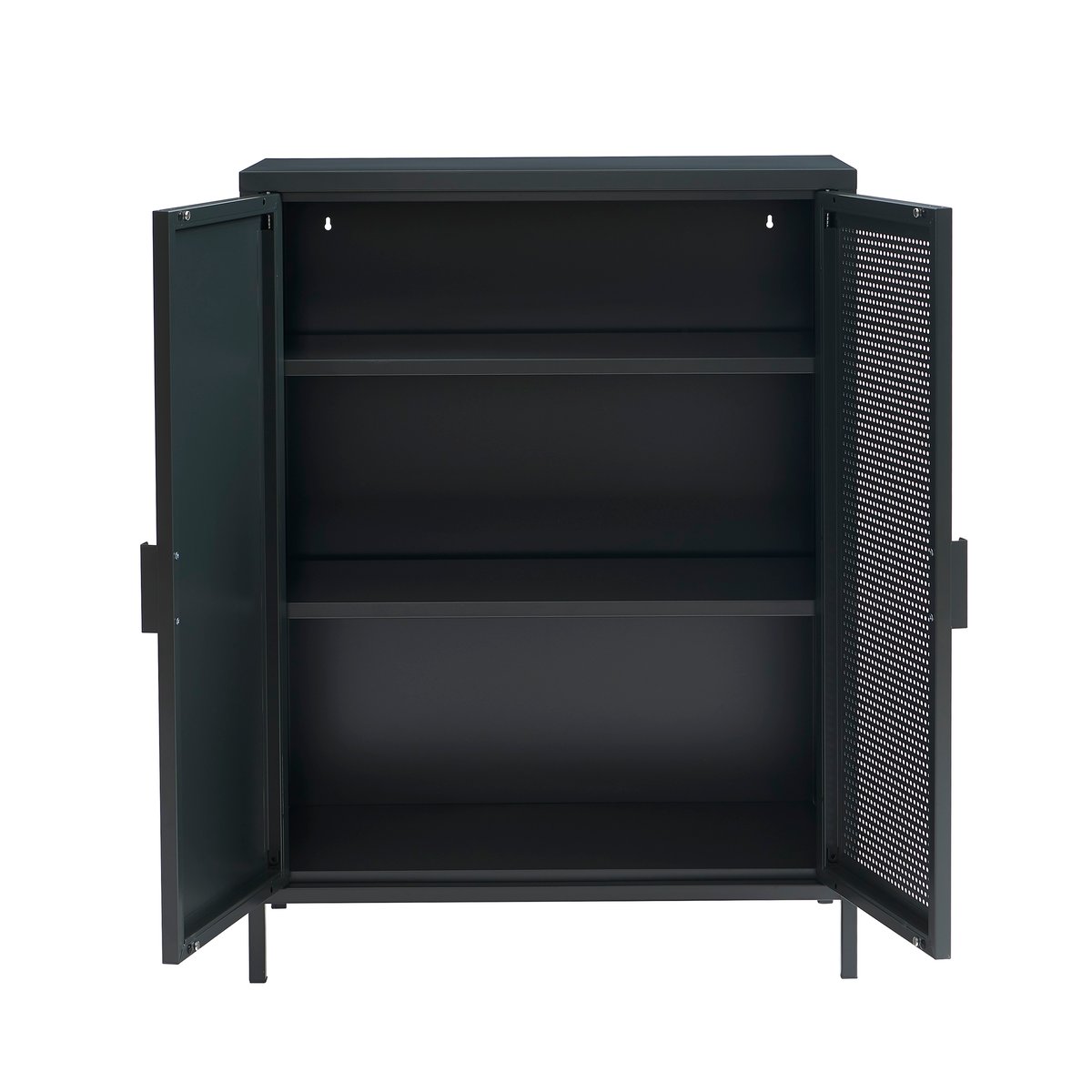 Buffet en acier gris anthracite / tcx 19-5005, PANTONE
