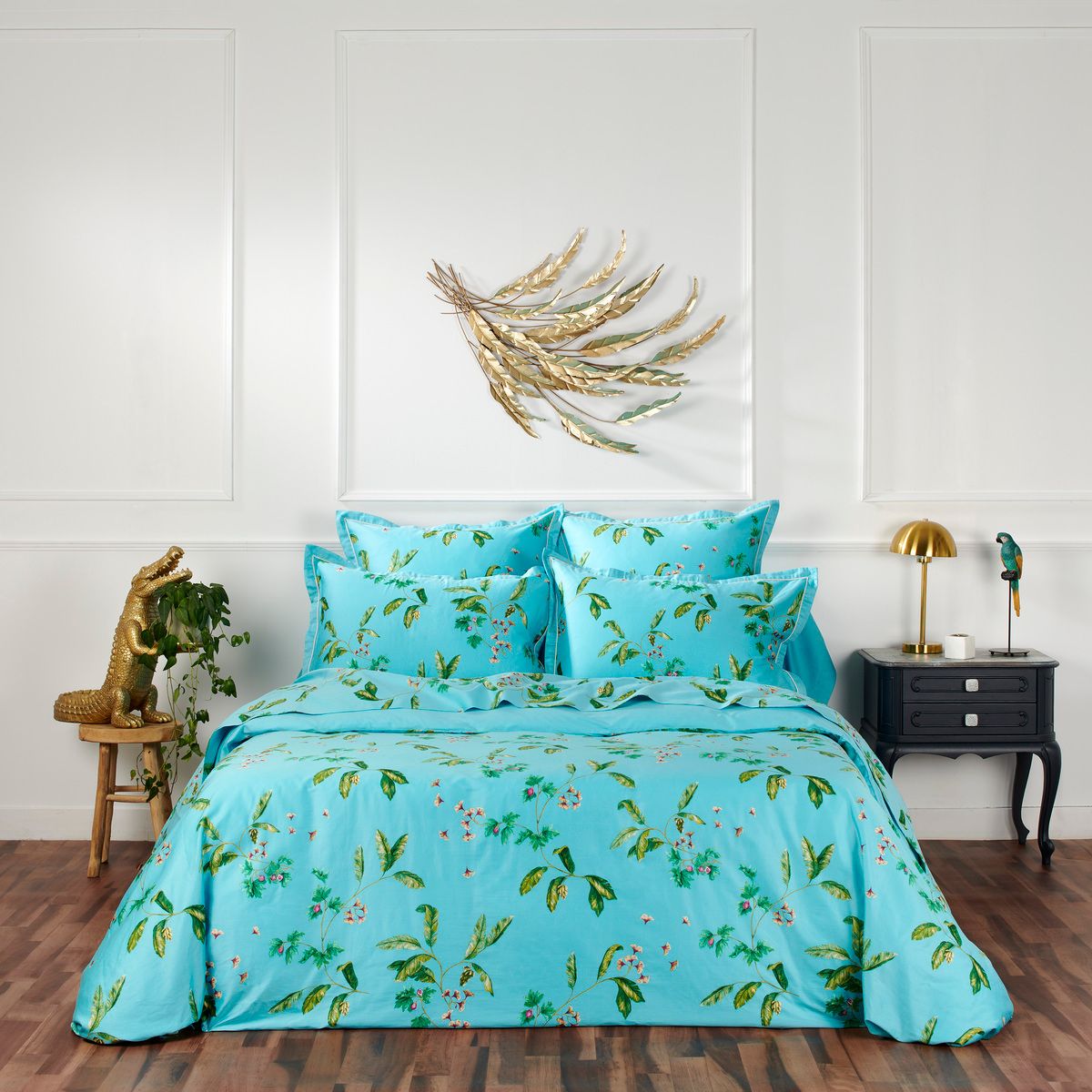 Taie D'oreiller Satin De Coton - GRACE motifs, TRADITION DES VOSGES