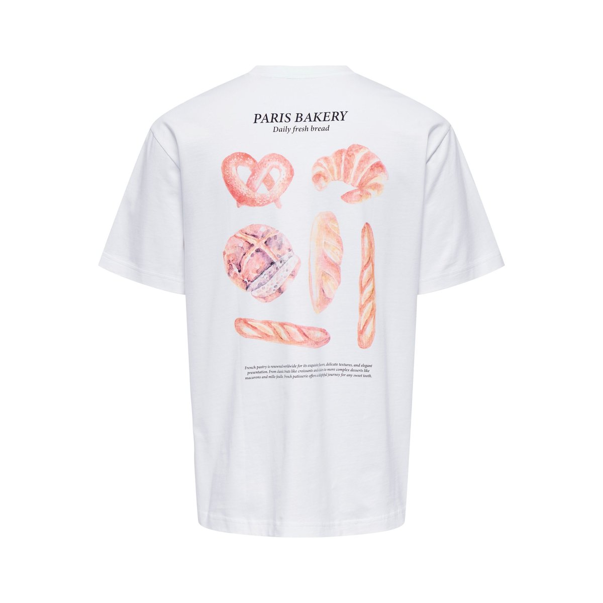 T-Shirt bright white 1, ONLY & SONS