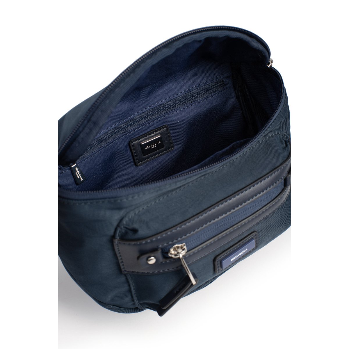 Sac porté travers YONA bleu nuit, HEXAGONA