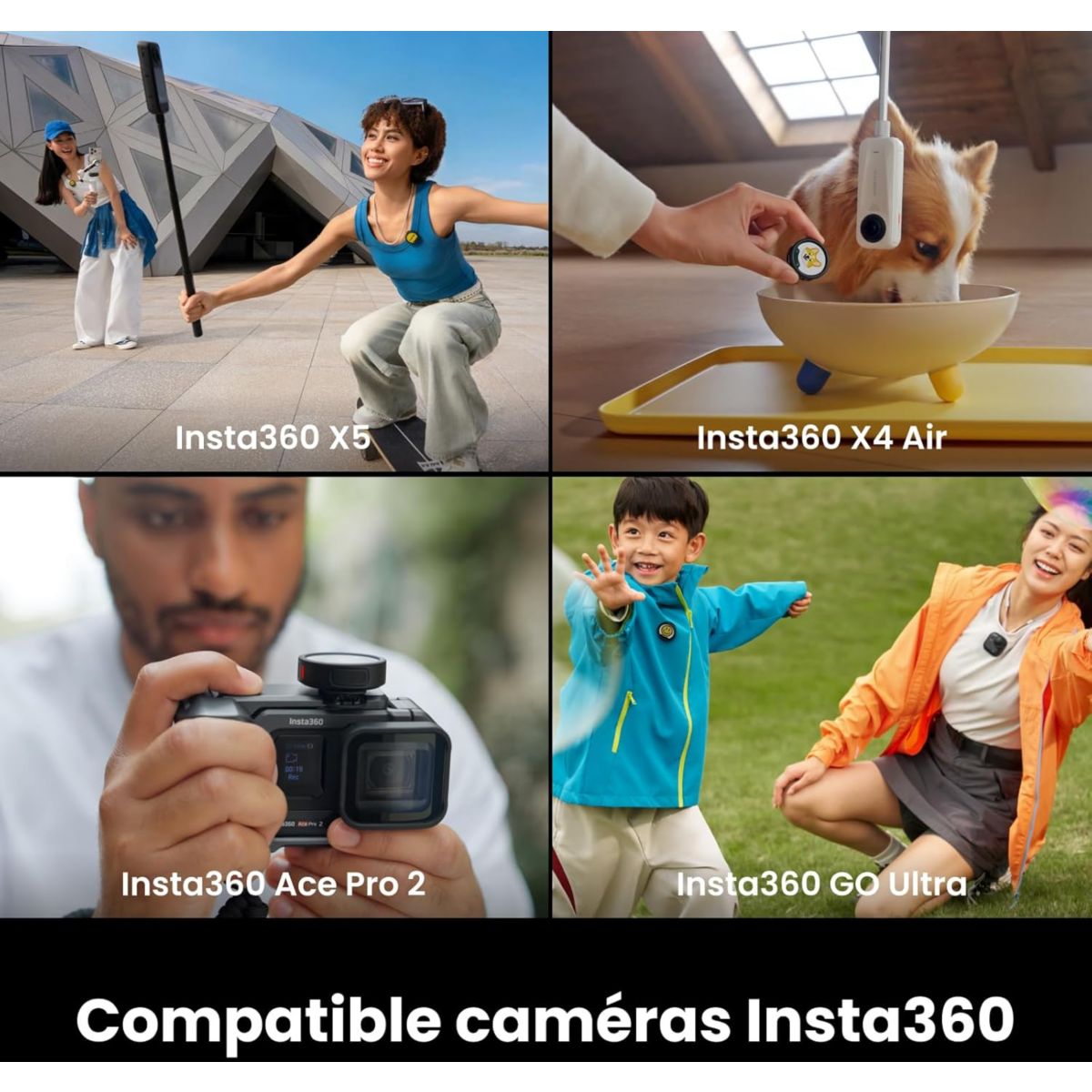 Micro Mic Pro 01 couleur unique, INSTA360