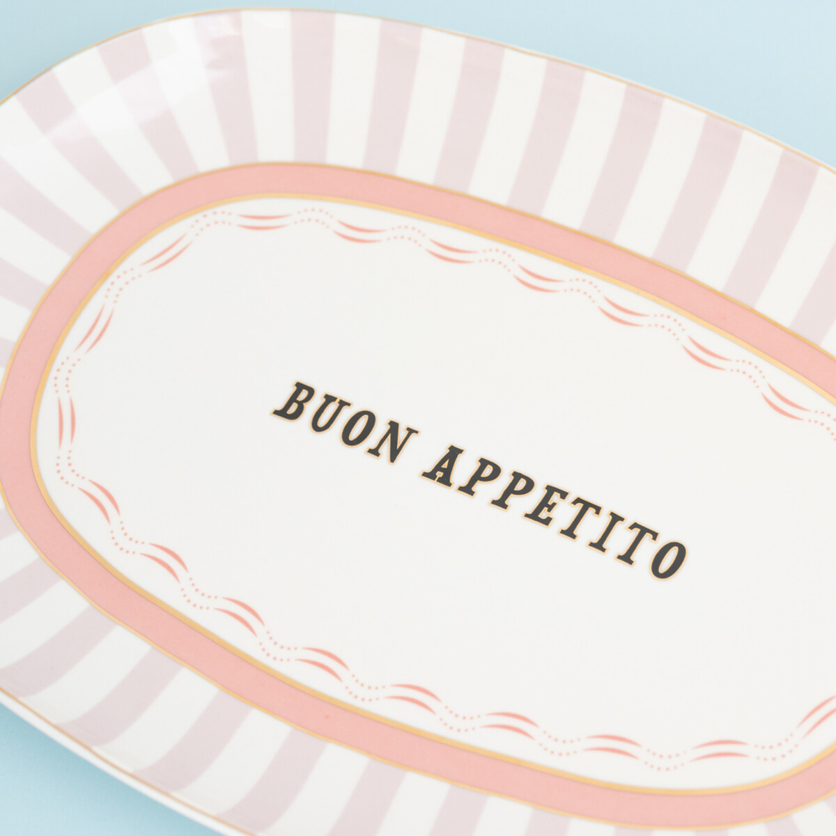 34cm Slogan Serving Platter multi-coloured, YVONNE ELLEN