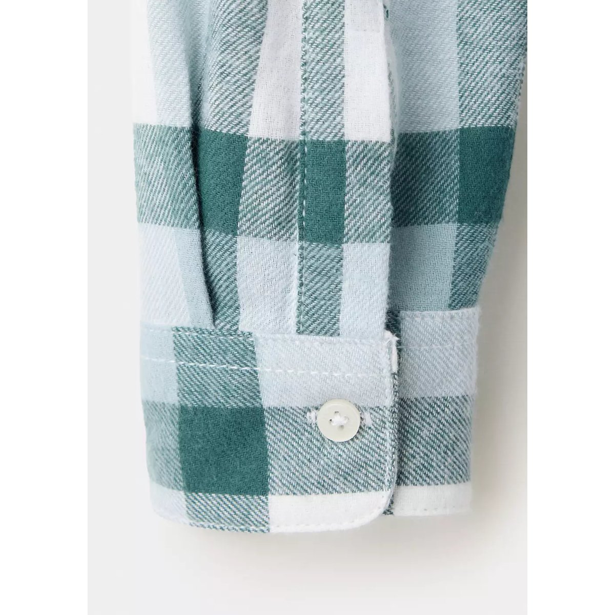 Chemise en coton imprimé à carreaux bleu, MANGO KIDS