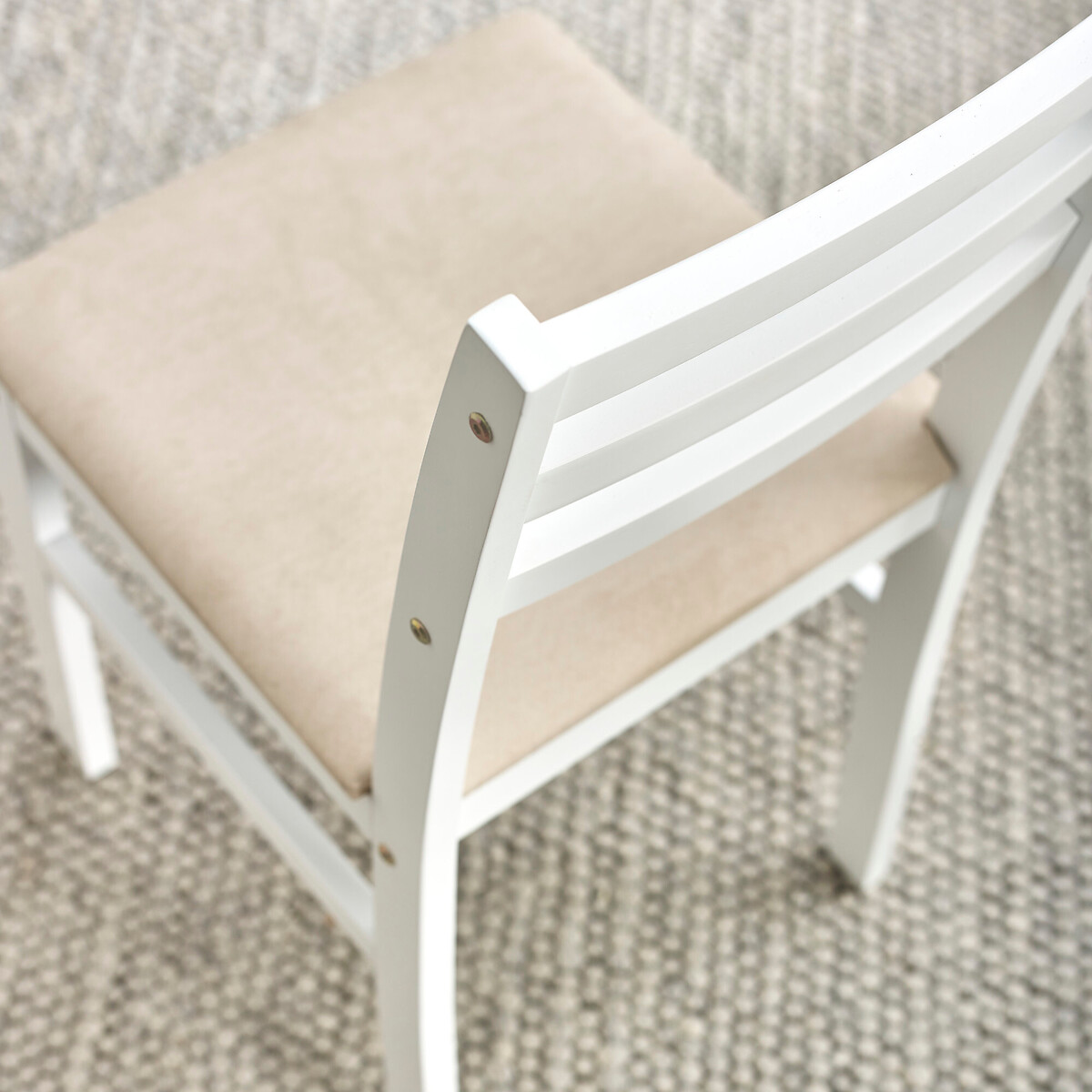 Keaton Rectangular Dining Table & Chairs Set (Seats 4) white, SO'HOME