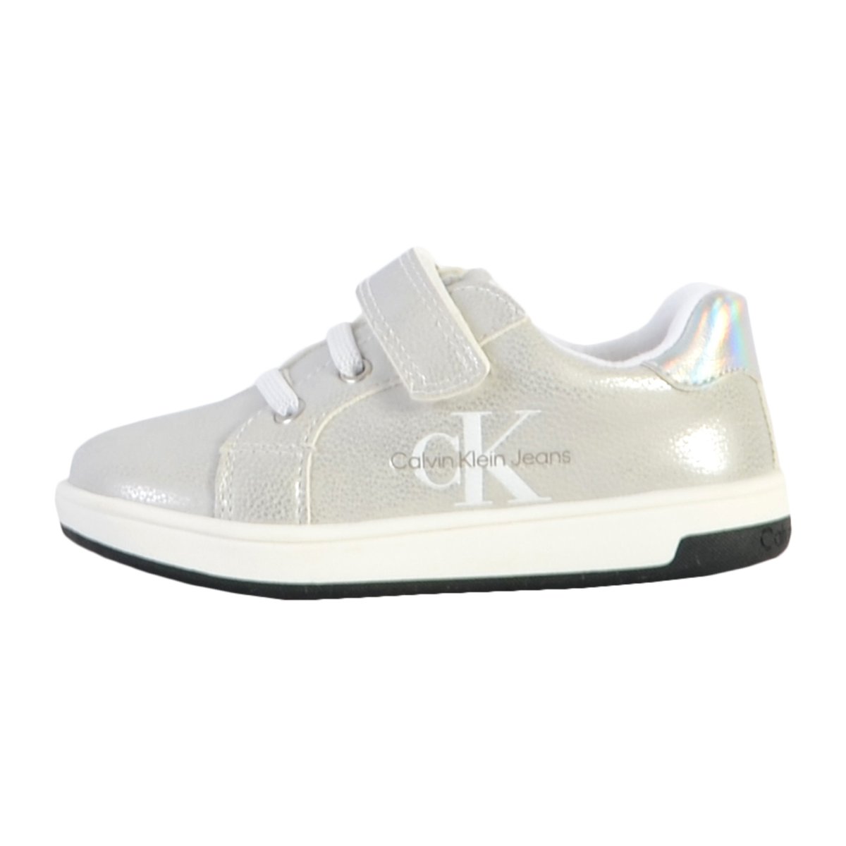 Basket à Lacets Jeans argent, CALVIN KLEIN JEANS