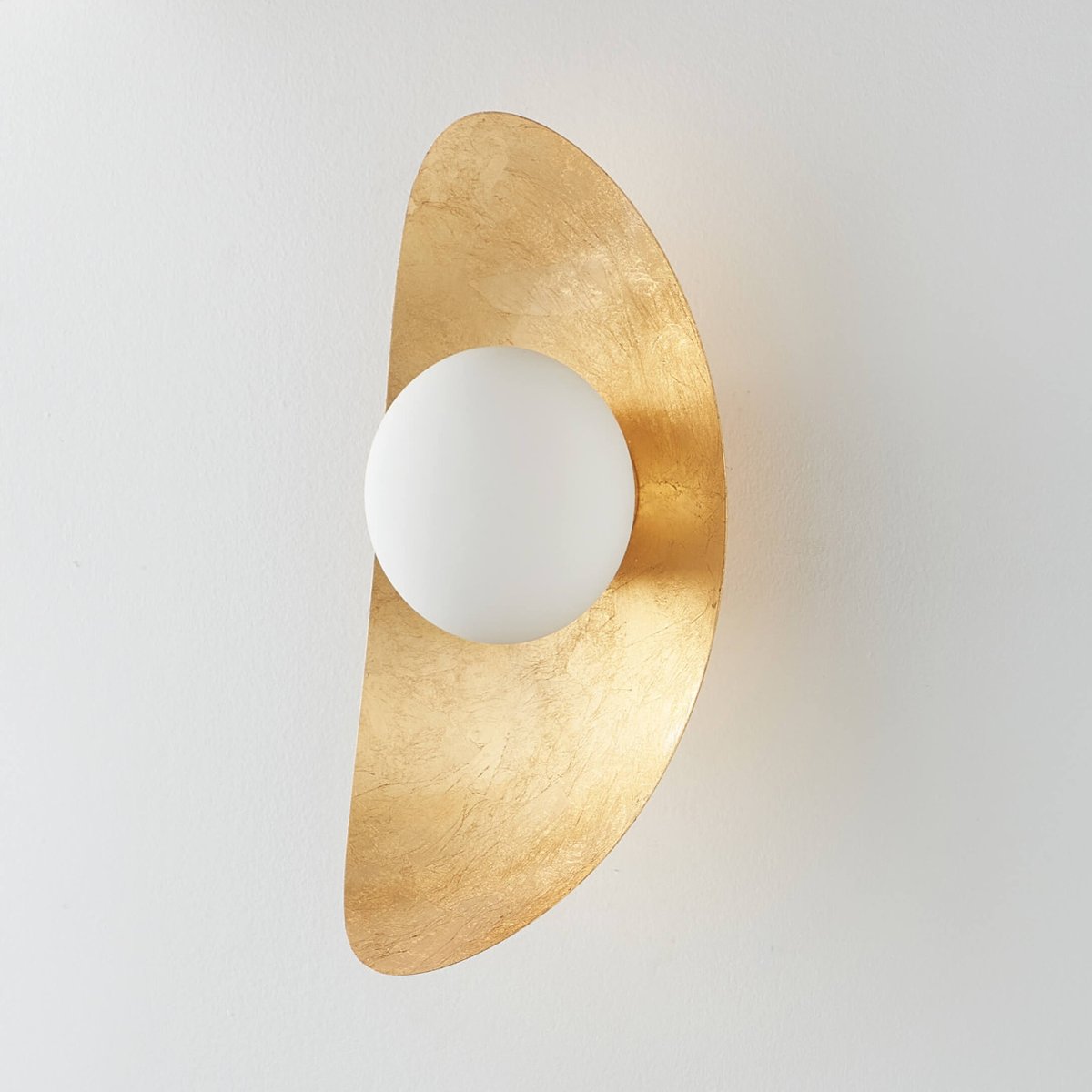 Applique à LED finition feuille d'or - ISOLA doré, KOSILUM