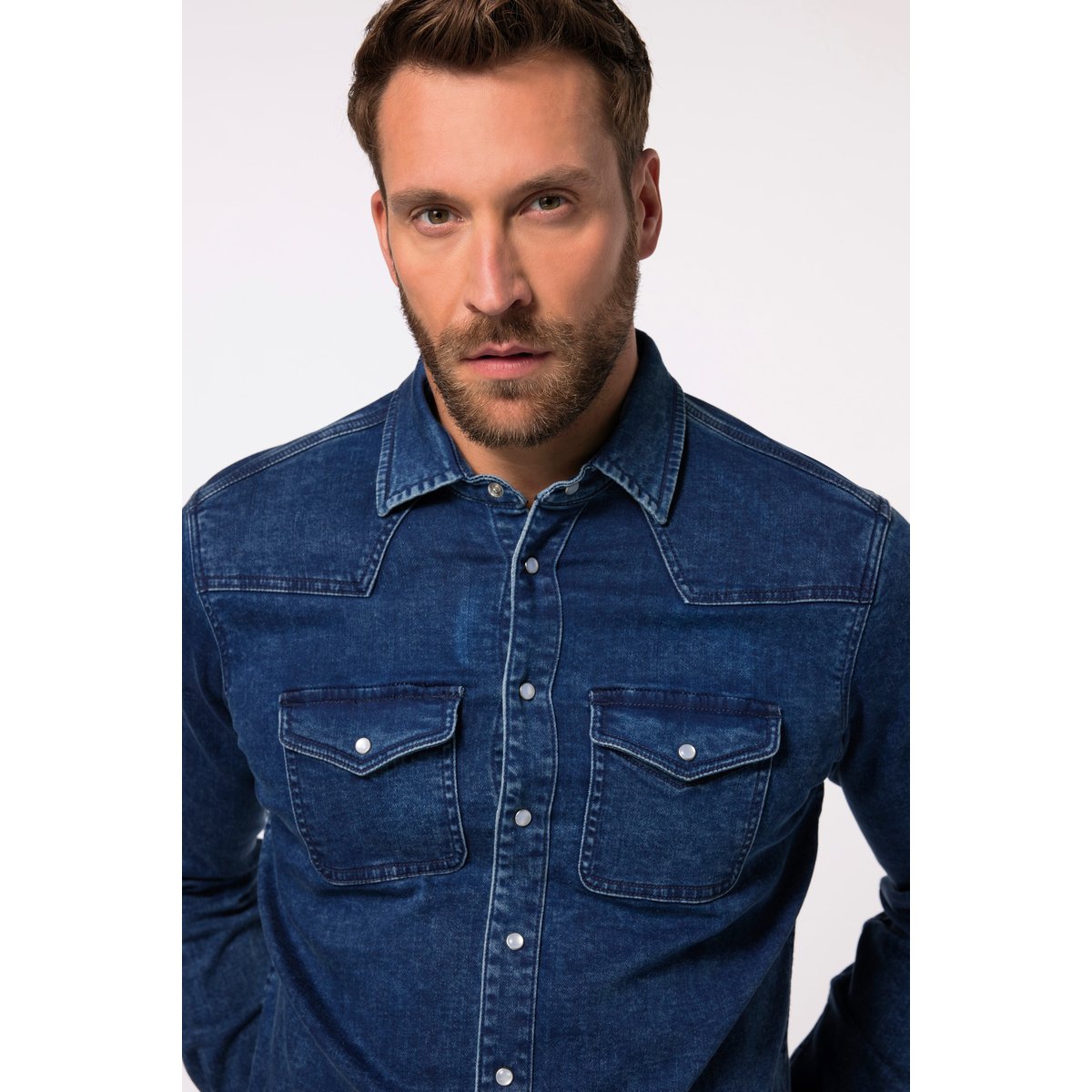 Chemise en jean FLEXNAMIC® bleu jean, JP1880