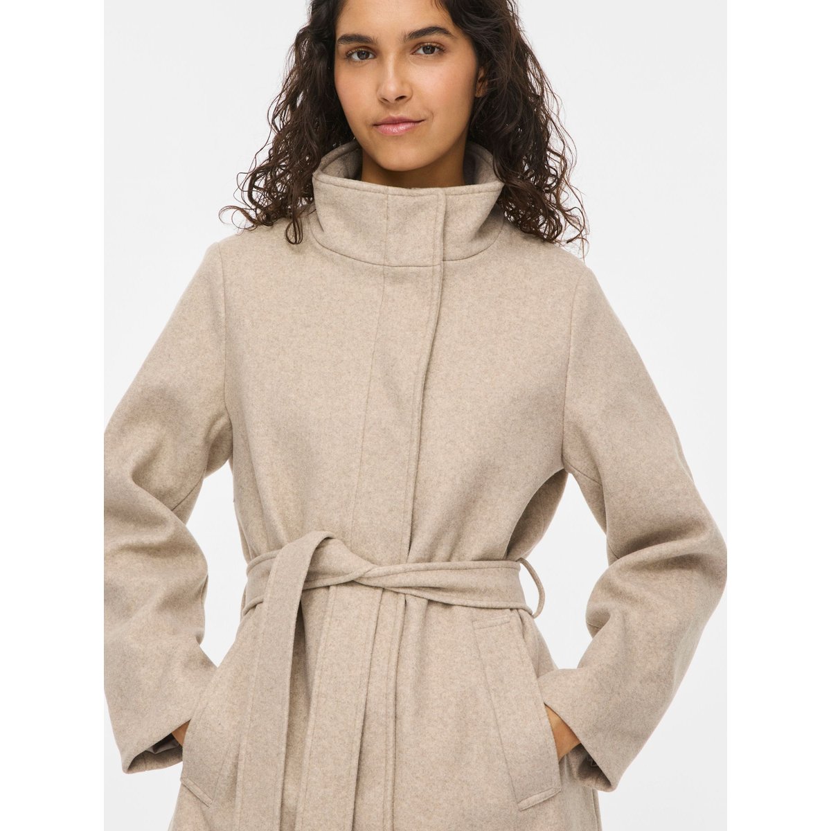 Manteau marron - natural melange1, VILA