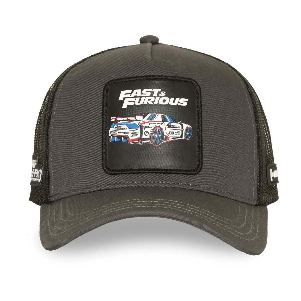 Casqutte trucker Fast and Furious gris/noir/blanc/rouge/bleu, CAPSLAB