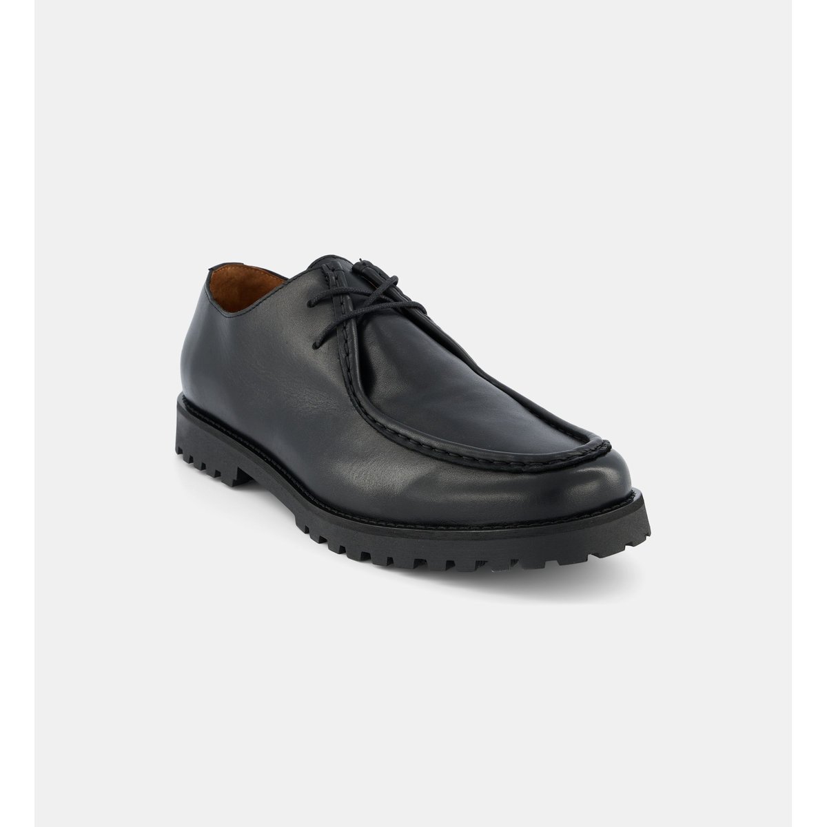 Derbies bout chasse oleon cuir noir, COMPTOIR GL
