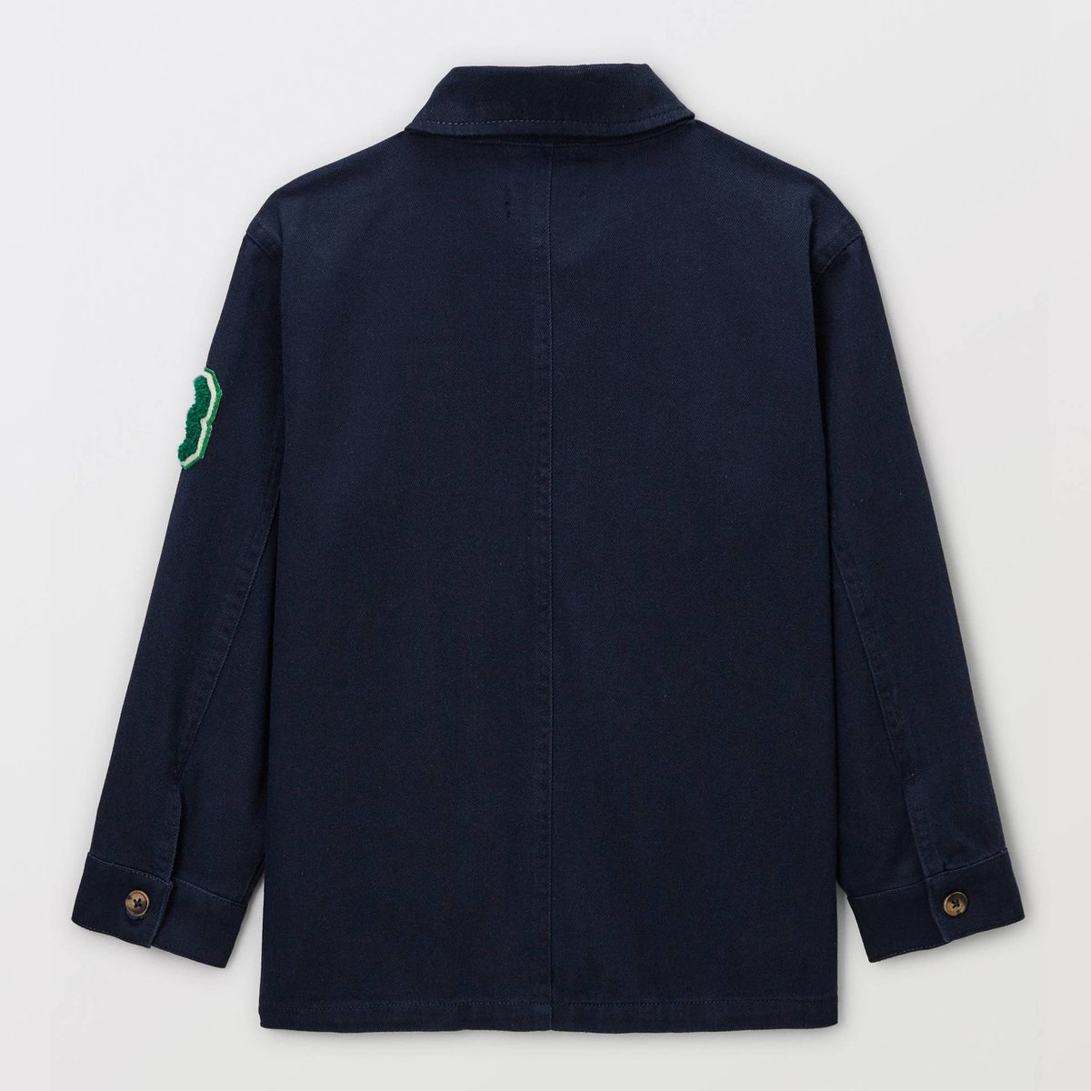 Veste worker color block en coton marine, MONOPRIX