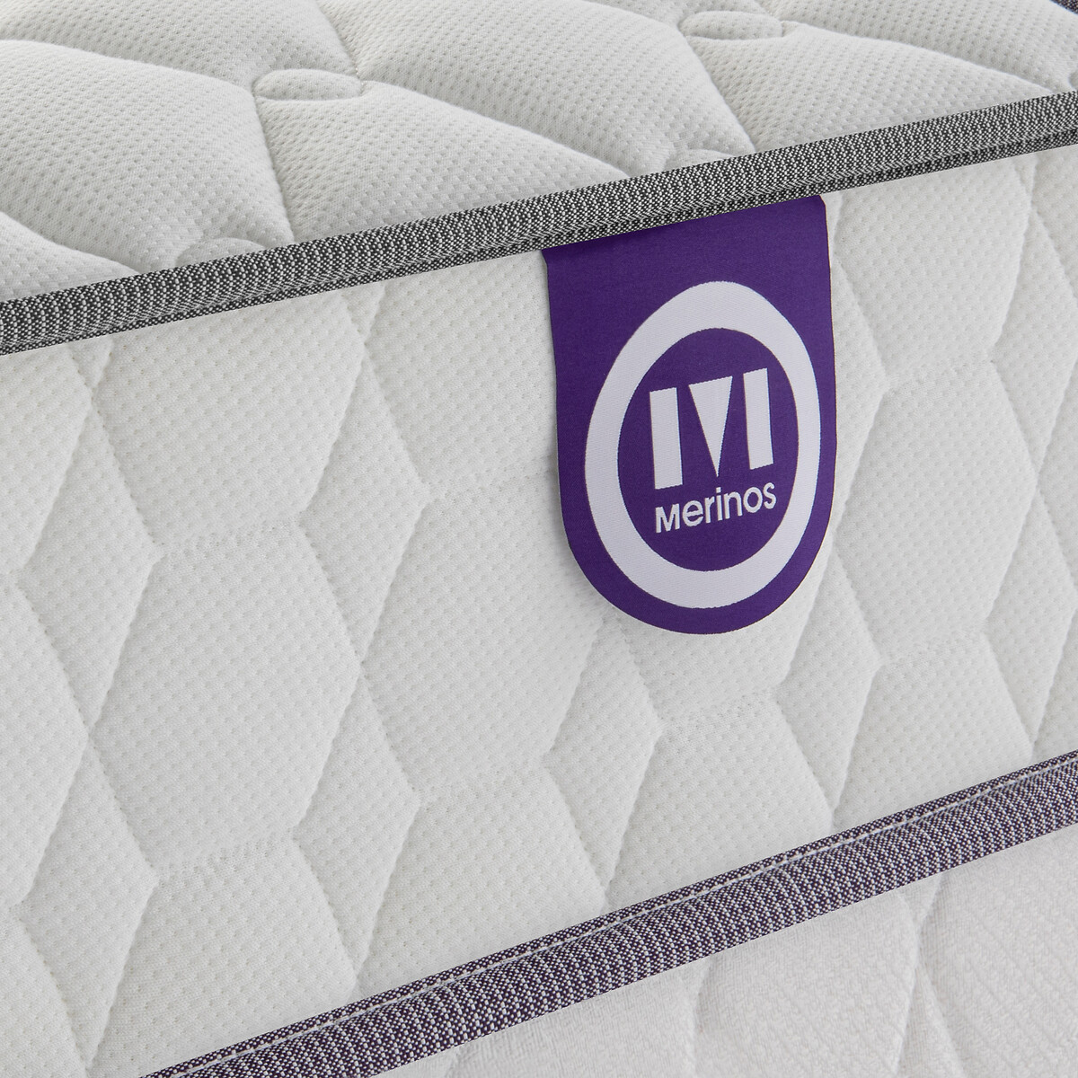 Matras 520 pocketveren, Well Bed wit, MERINOS